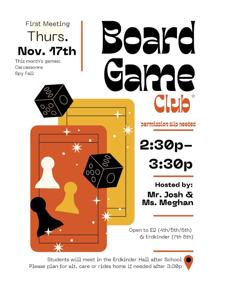 Board Game Night Flyer 4 Page 001 - Bluffview Montessori School