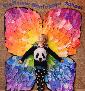 Butterfly Pic - Bluffview Montessori School
