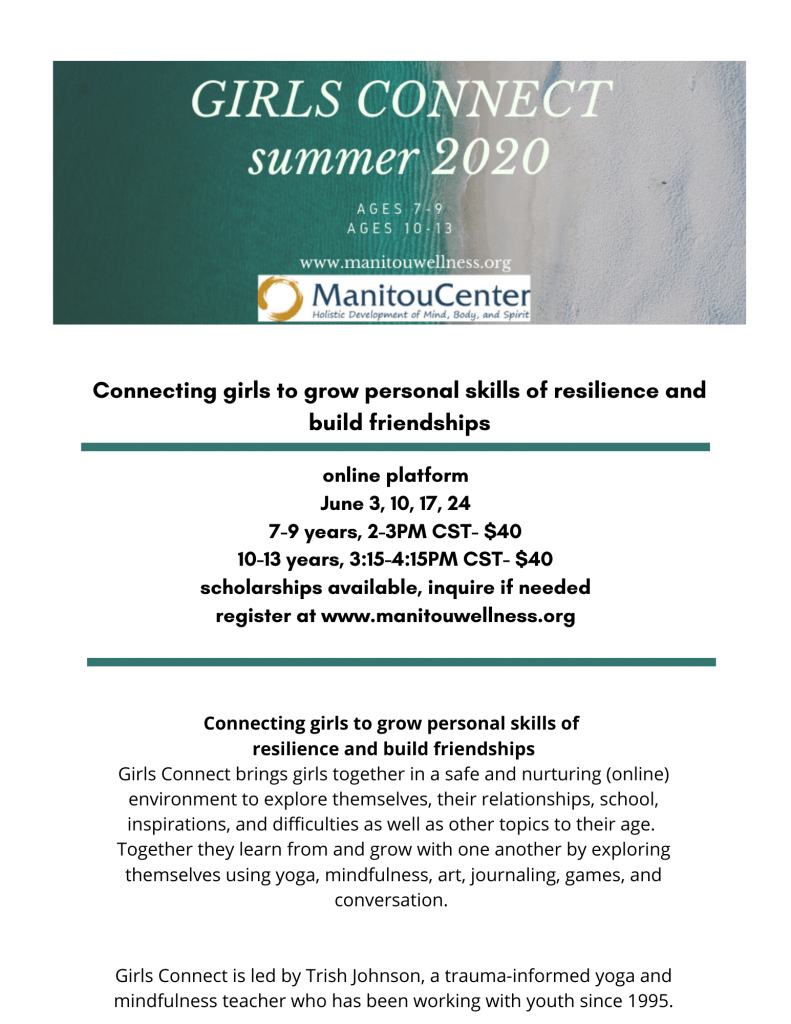 Newgirls Connect Summer Flyer 1 - Bluffview Montessori School