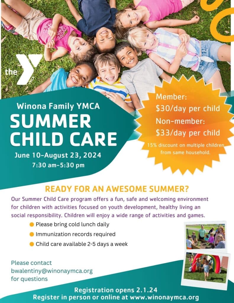 Summer Child Care Flyer 2024 - Bluffview Montessori School