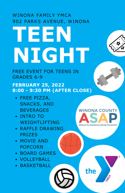 Teen Night Flyer - Bluffview Montessori School