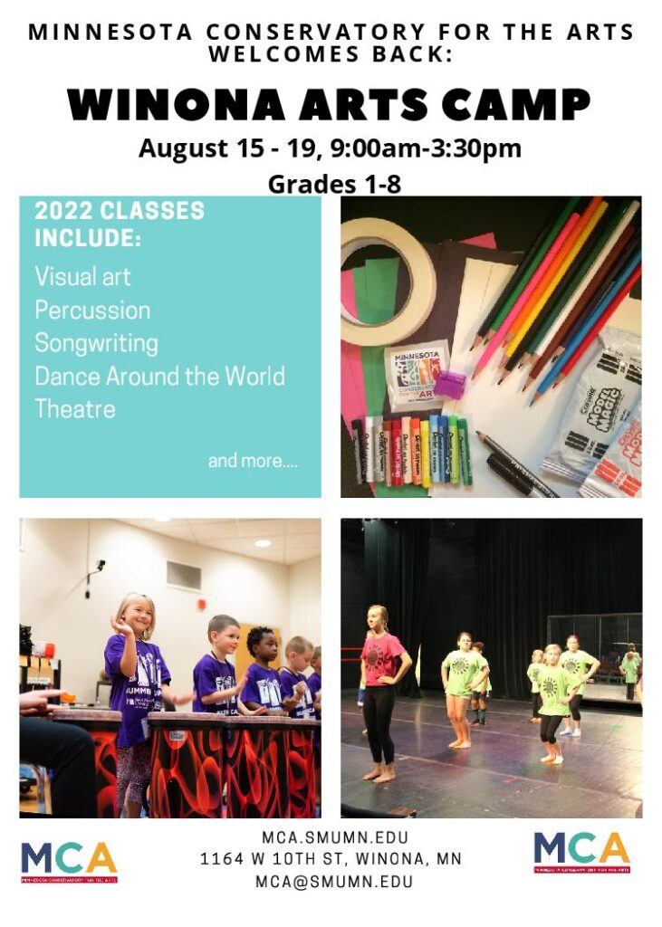 Winona Arts Camp Page 001 - Bluffview Montessori School