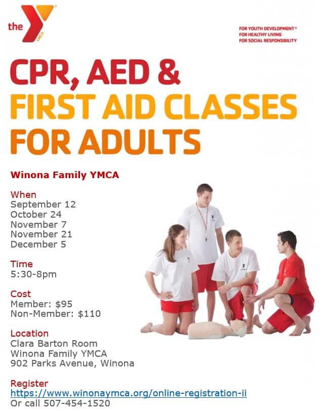 Ymca Fall Cpr Class Flyer - Bluffview Montessori School